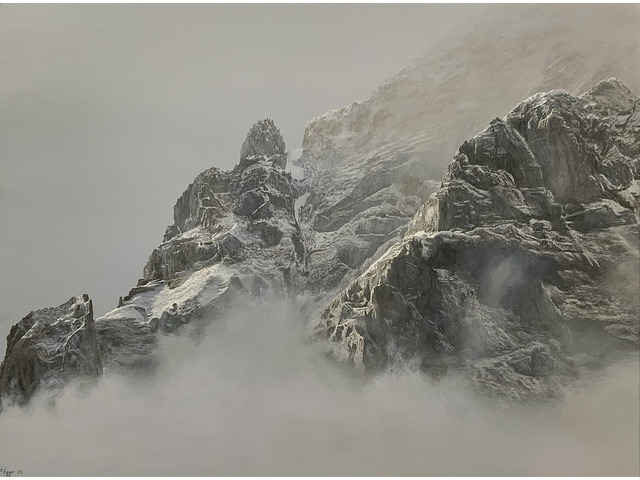 Brumes évanescentes sur les sommets